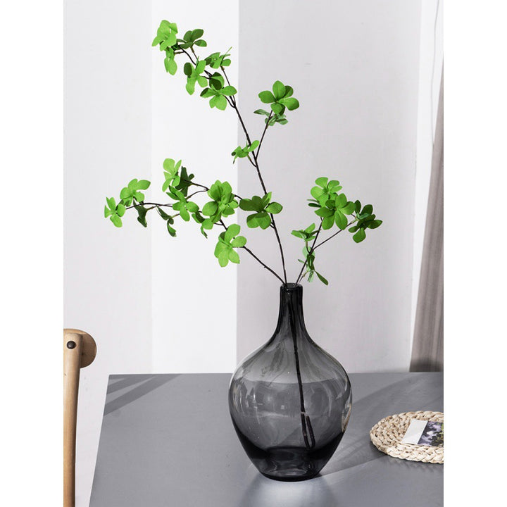 Elegant Clear Glass Decorative Vase