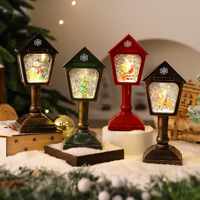 Illuminated Christmas lantern