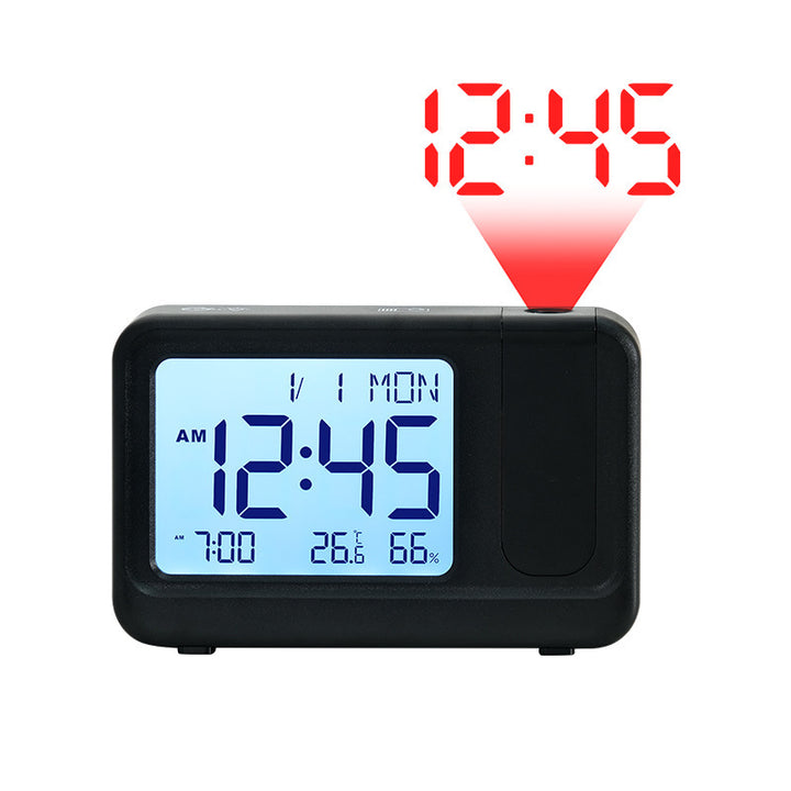 Digital projection alarm clock