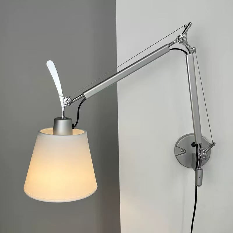Adjustable swing arm lamp for the desk