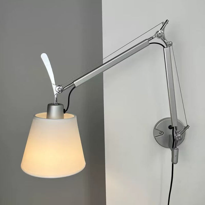Adjustable swing arm lamp for the desk