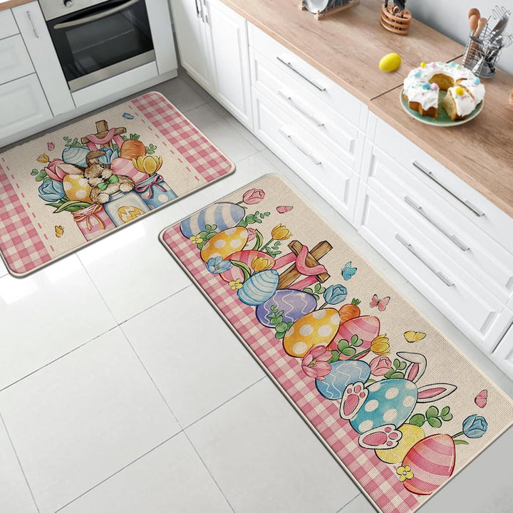 Children's Easter-Themed Kitchen Floor Mat