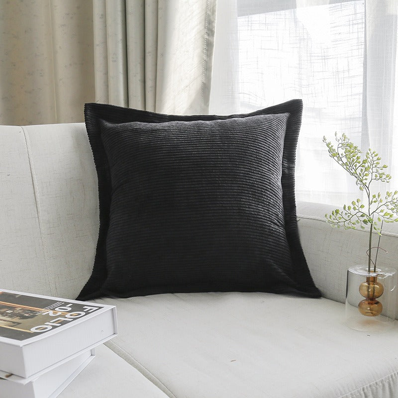 Textured Corduroy Throw Pillow