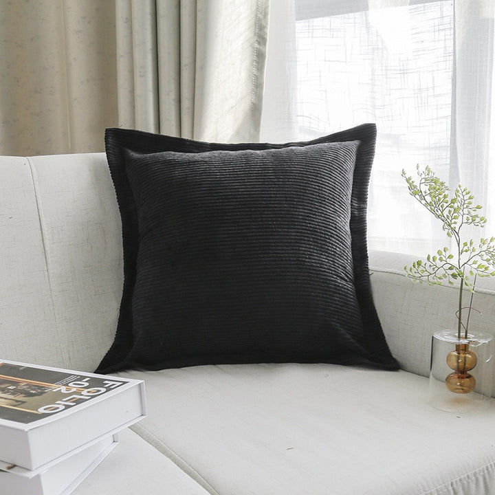 Textured Corduroy Throw Pillow