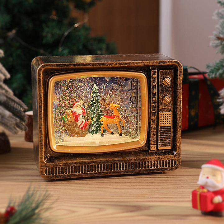 Nostalgic Snow Globe TV