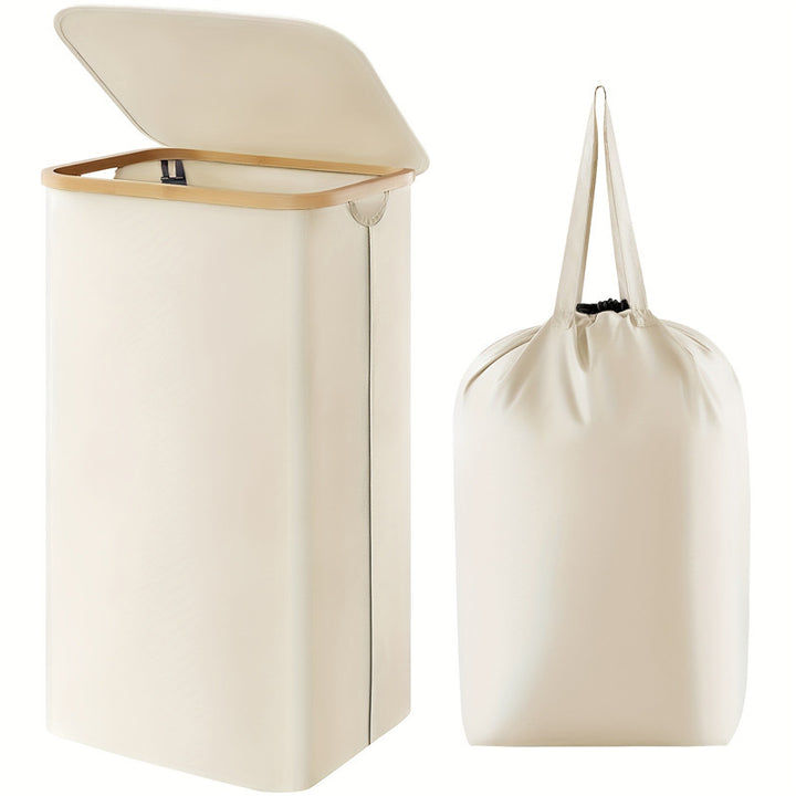 Laundry separation system with practical carrying handles and removable inner bag