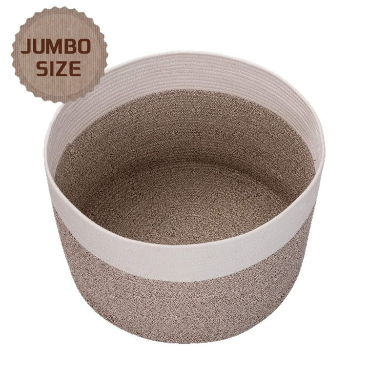 Stylish storage basket made of durable material