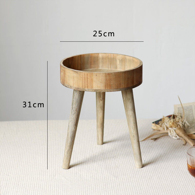 Modern side table made of wood