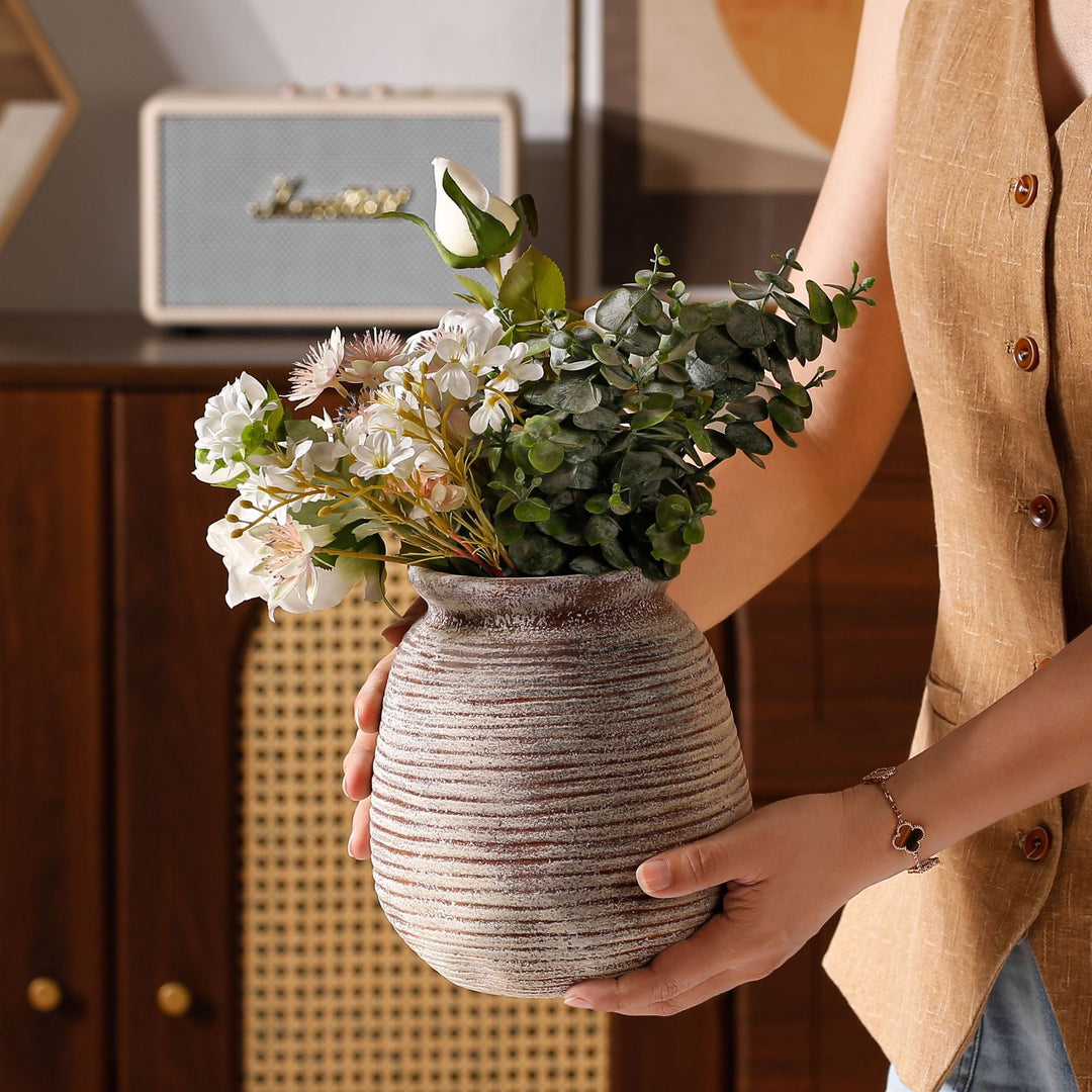 Elegant Artificial Flower Pot