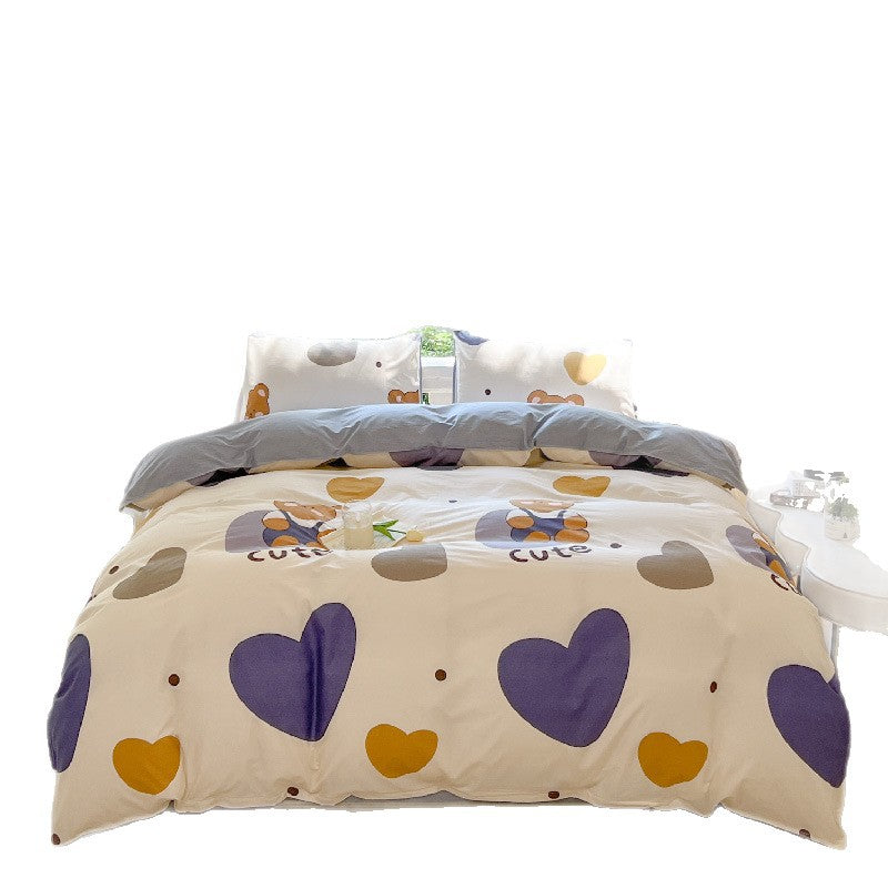 Playful Cartoon-Themed Duvet Cover Set