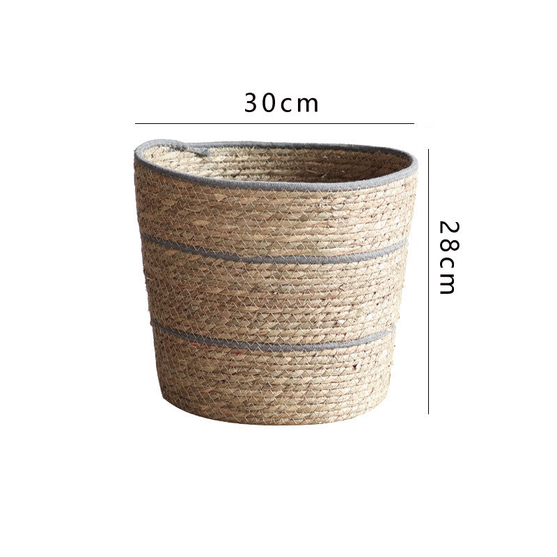 Handwoven decorative basket