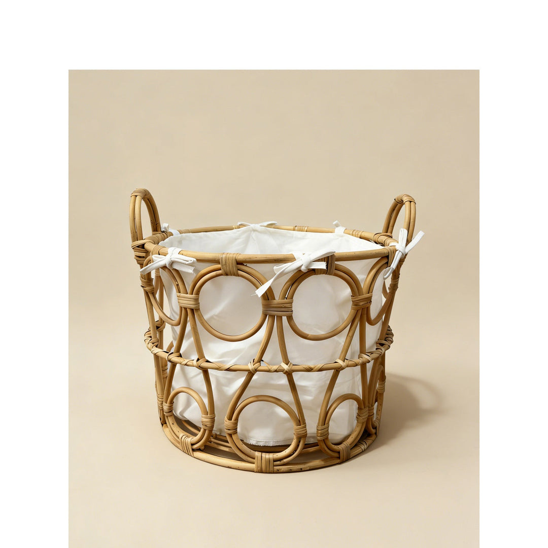 Basket with Round Cutout