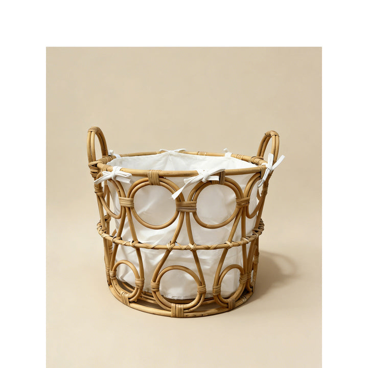 Basket with Round Cutout