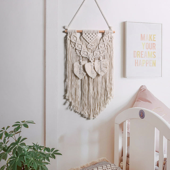 Macrame Wall Decor with Artistic Details
