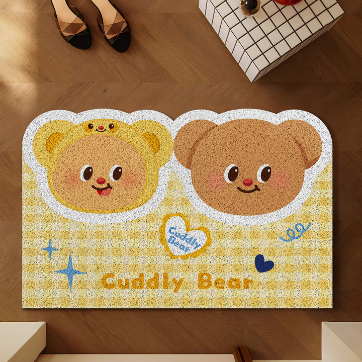 Cuddly Bear-Themed Indoor Area Mat Avarnia