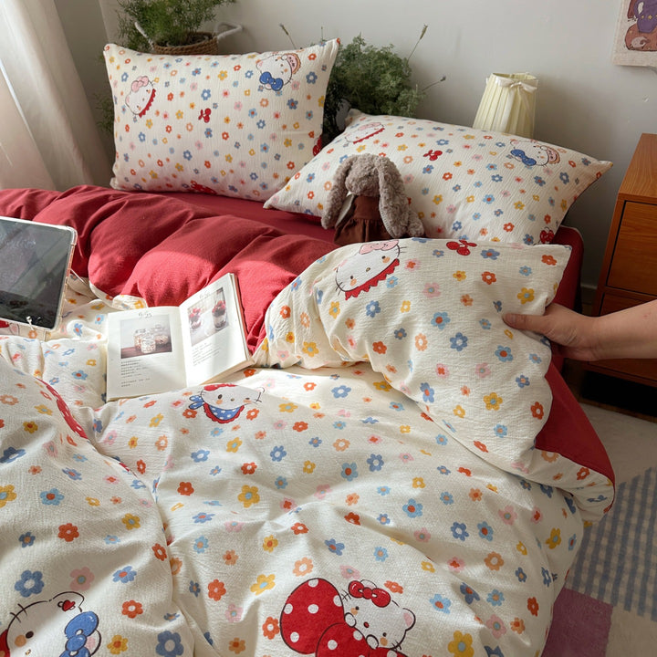 Playful Cartoon-Themed Bedding Set