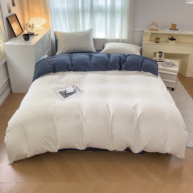 Lightweight Breathable Cotton Duvet Cover Set