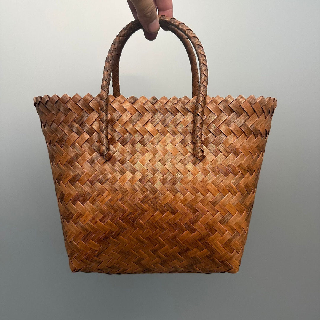 Handcrafted straw bag