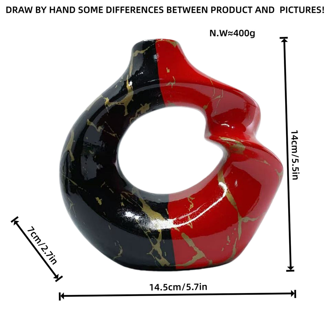 Modernist sculpture in abstract form