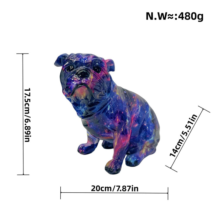 Artful Bulldog Figurine
