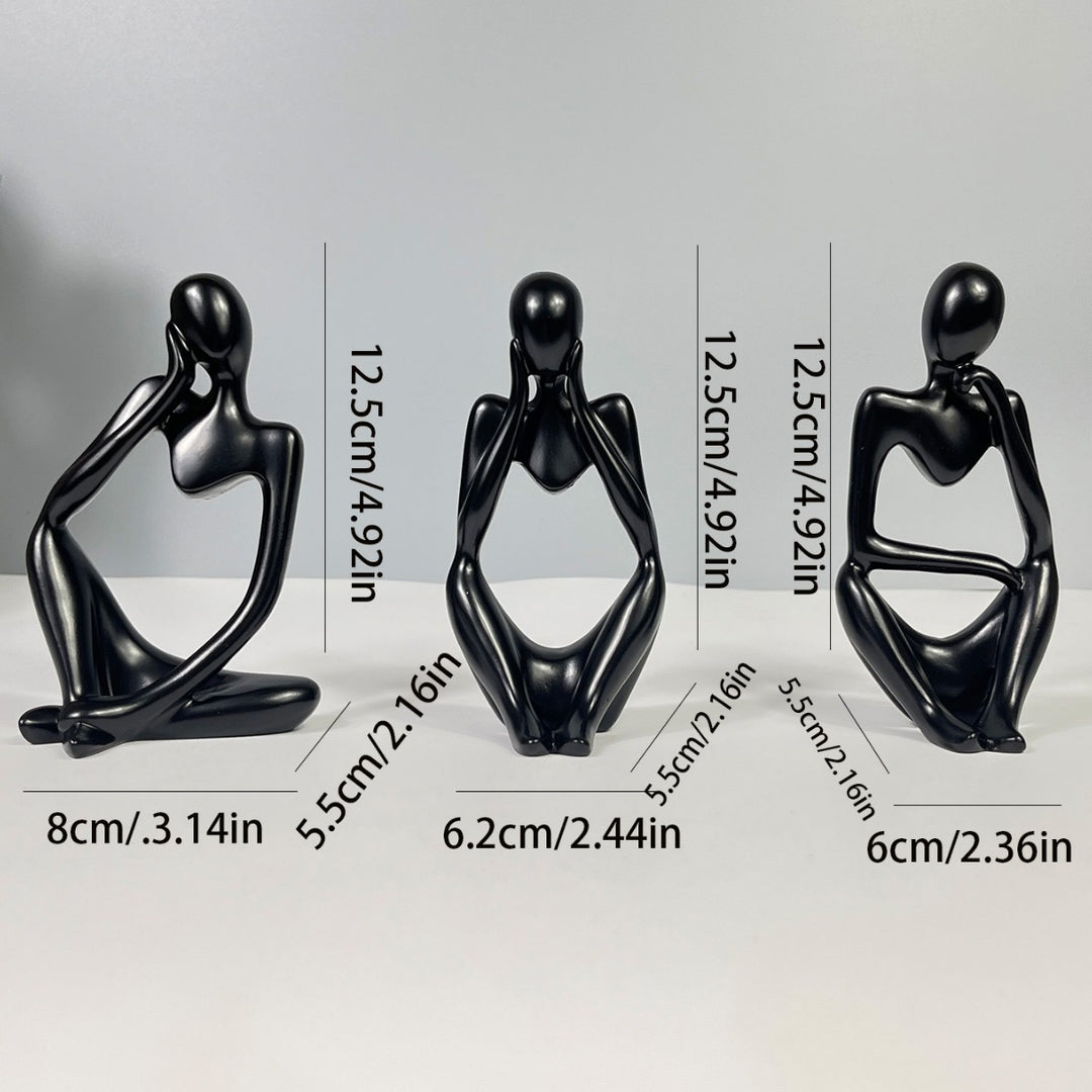 Abstract Figurative Sculpture Set