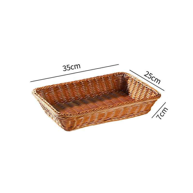 Large Rectangular Woven Storage Tray
