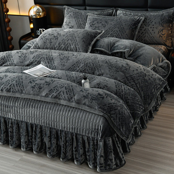 Luxurious Plush Velvet Comforter Set