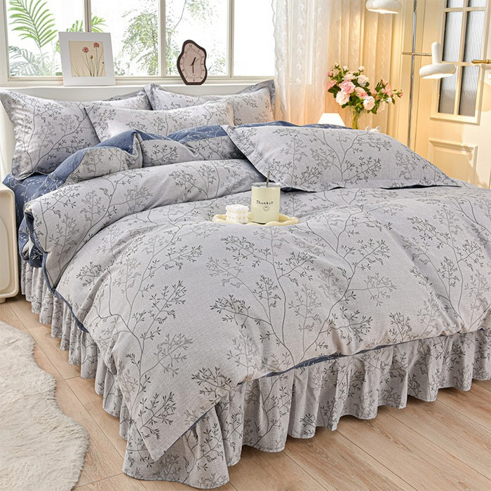 Floral Design Comforter Set
