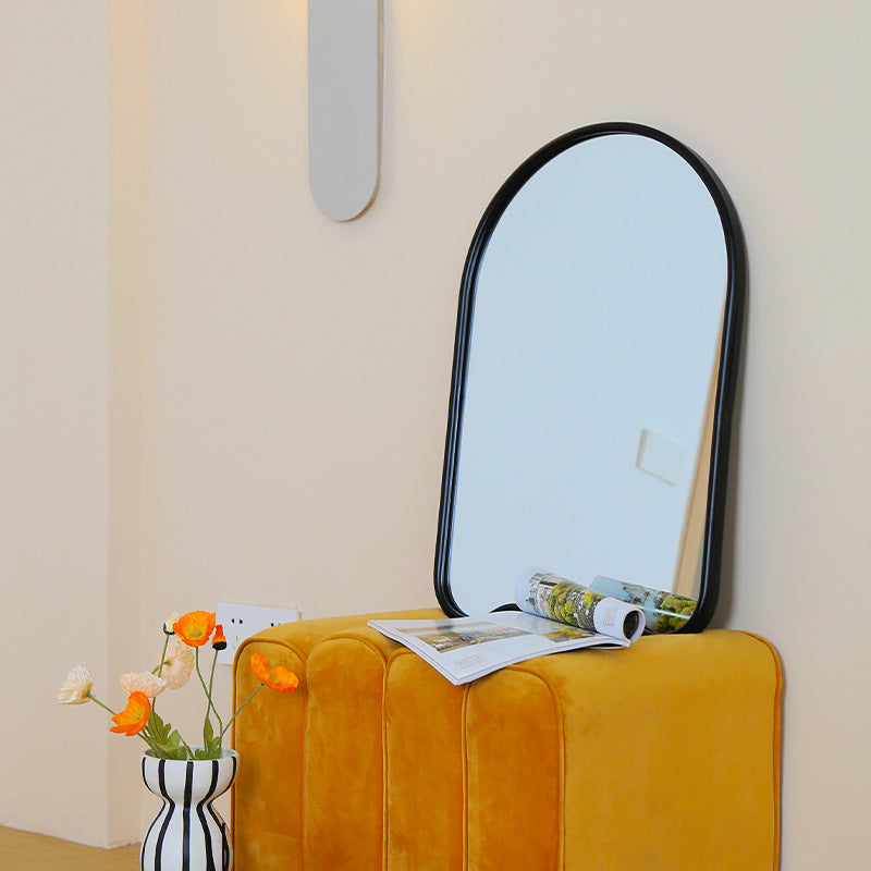 Arched Decorative Wall Mirror With Elegant, Curved Frame