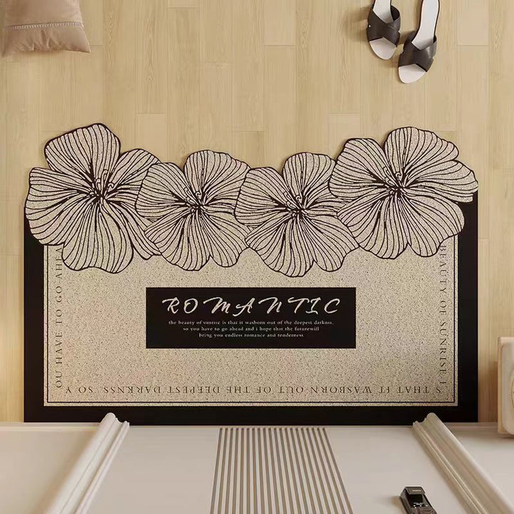 Floral Welcome Mat