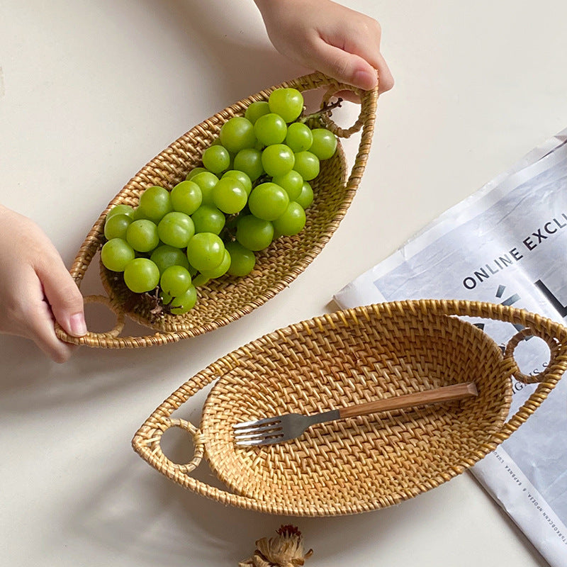 Elegant and handwoven fruit basket