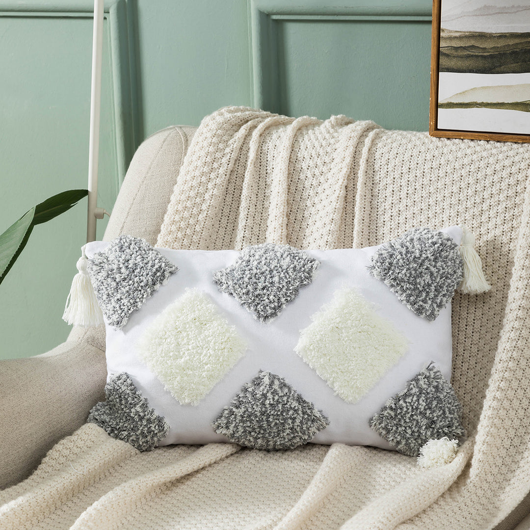 Textured Decorative Accent Throw Pillow