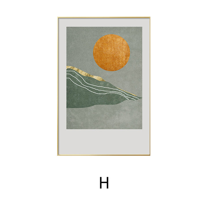 Framed Abstract Landscape Art Print