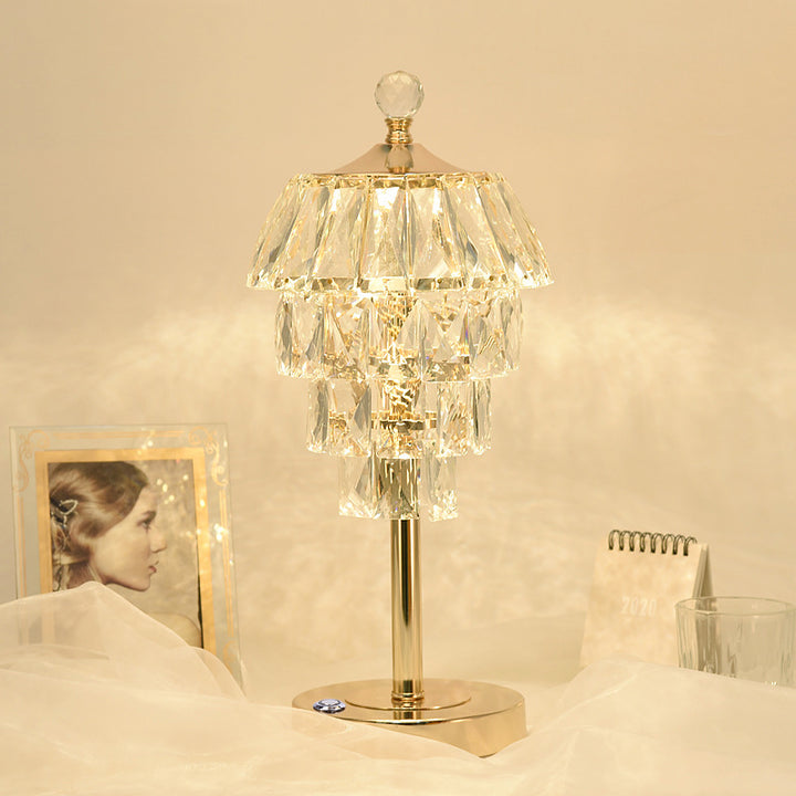 Crystal table lamp