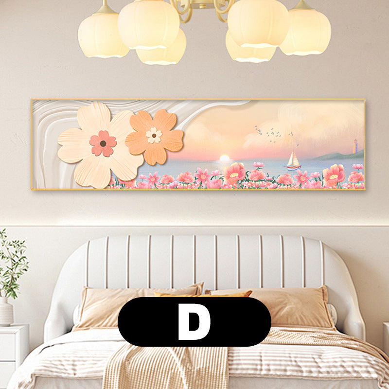 Elegant Feather-Inspired Canvas Wall Art