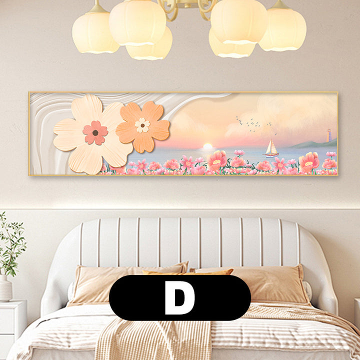 Elegant Feather-Inspired Canvas Wall Art