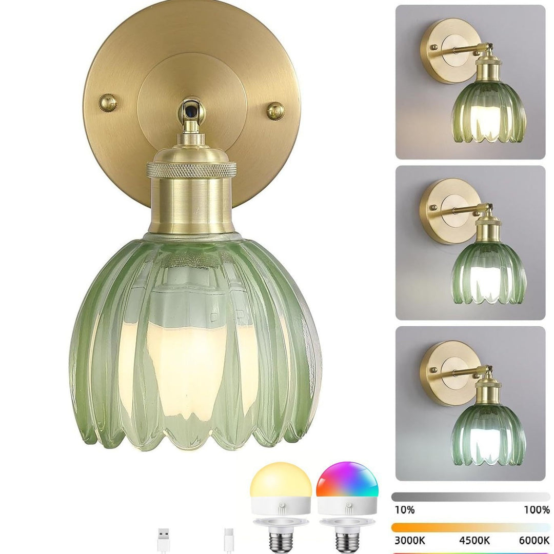 Elegant Glass Wall Lantern