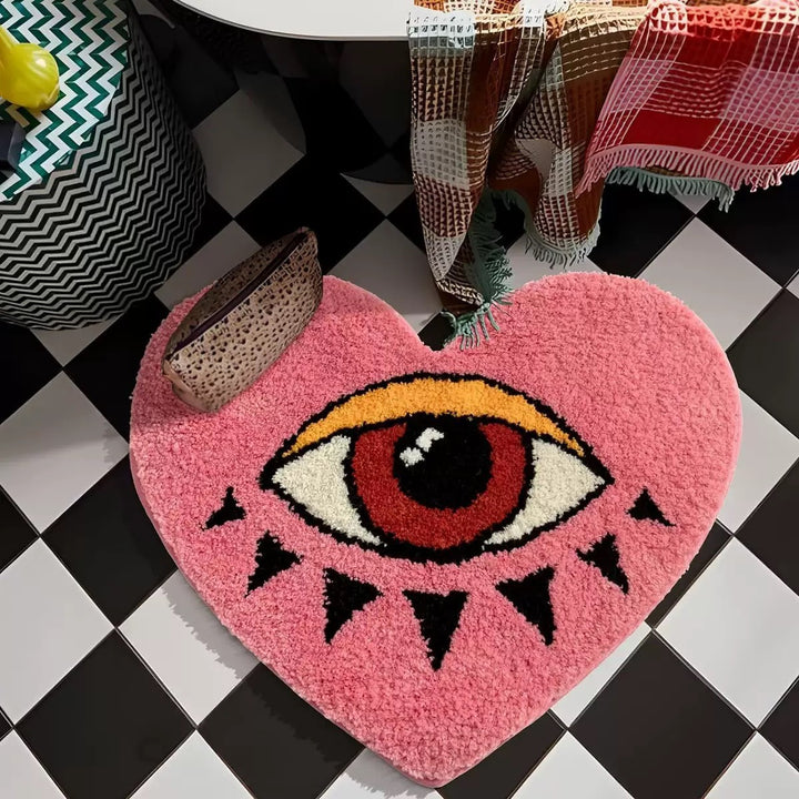 Halloween-Themed Decorative Spider Web Mat for Home