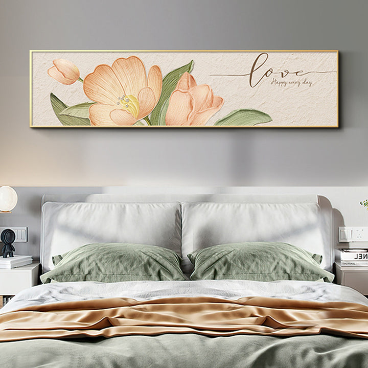 Floral-Inspired Horizontal Framed Wall Art