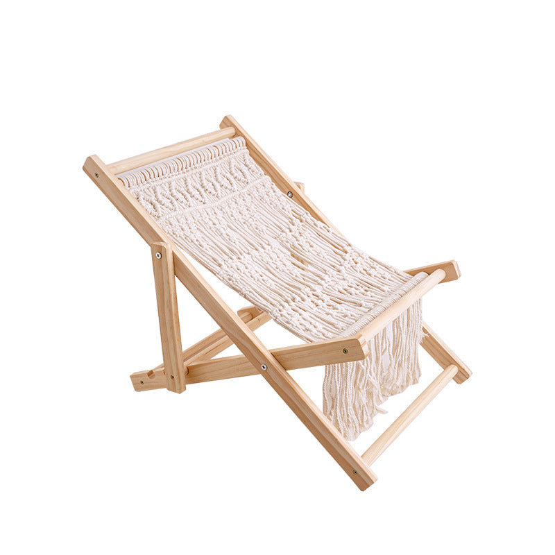 Macrame Folding Lounge Chair
