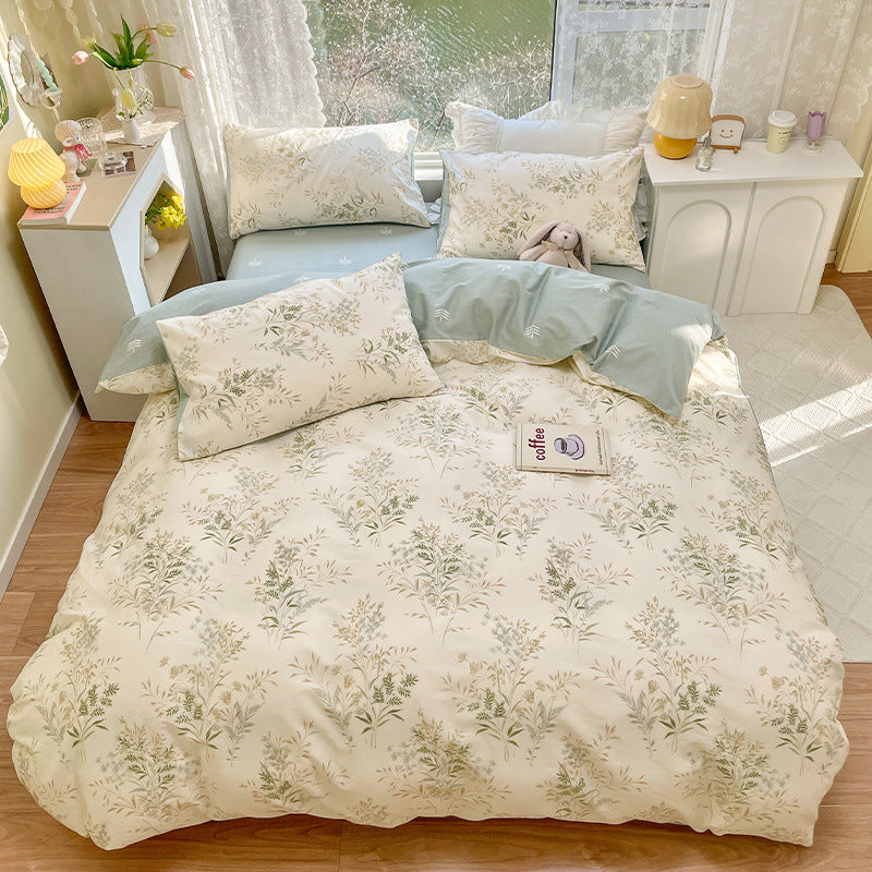 Decorative Floral Patterned Duvet Cover Set Avarnia