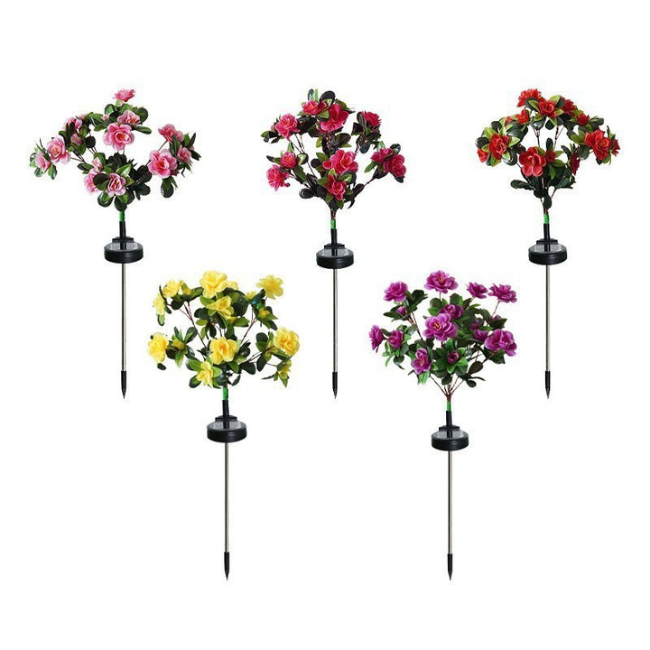 Realistic silk camellia bouquet with lifelike leaves and flexible stem