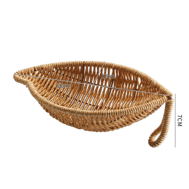 Multi-Sectional Woven Storage Basket