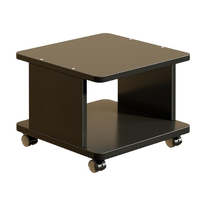 Mobile Printer Stand with Locking Casters and Under-shelf Organizer
