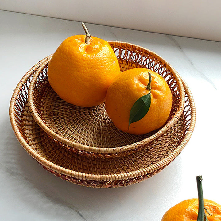 Handmade fruit and snack basket
