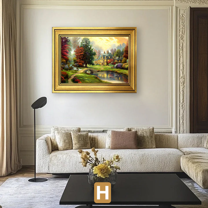 Decorative Framed Nature Landscape Artwork