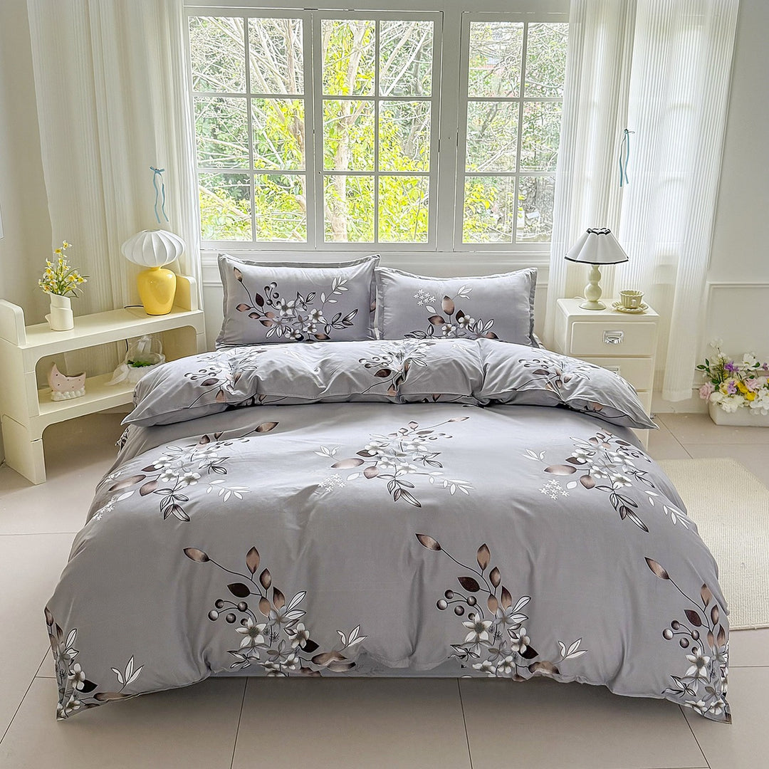 Luxury Floral Print Bedding Set