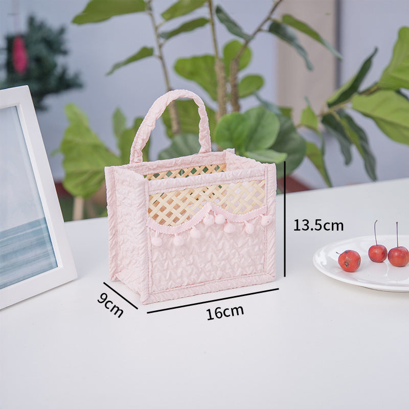 Handwoven Decorative Wall Basket