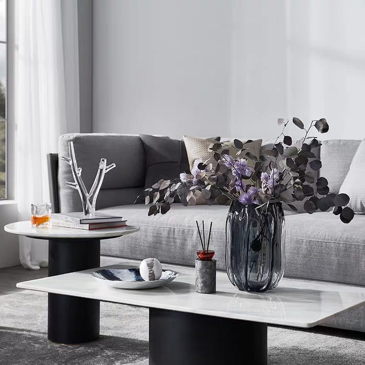 Hand-Blown Sculptural Rippled Glass Vase with Organic Ruffled Rim