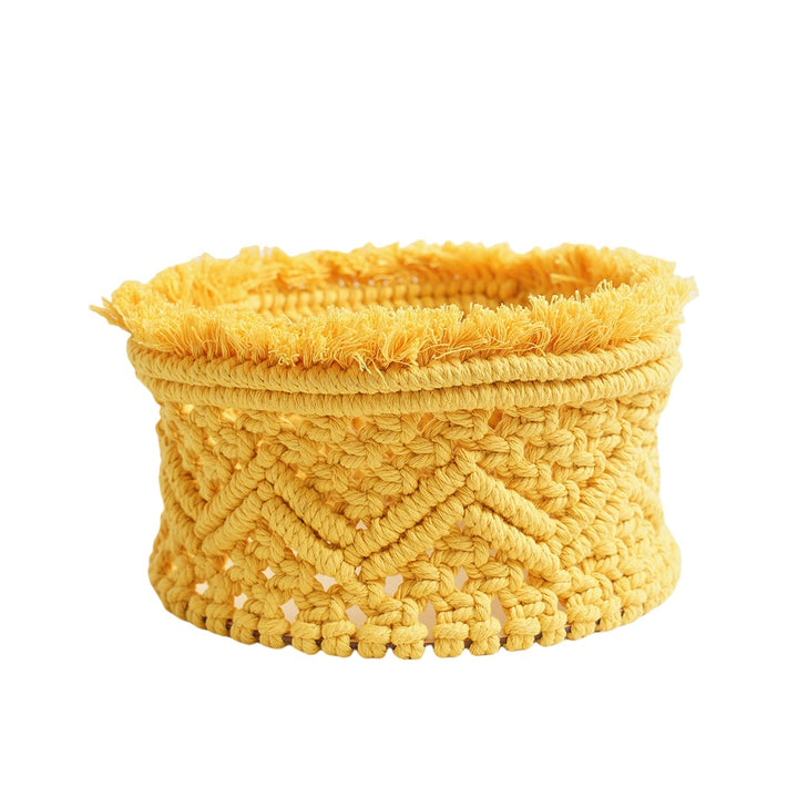 Decorative Macrame Storage Basket
